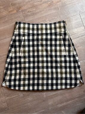 J.Crew Plaid Mini Skirt